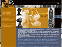 Tablet Screenshot of bouchard-sculpteur.com